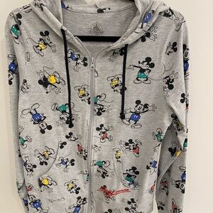 Disney Mickey Mouse Zip Up Hoodie